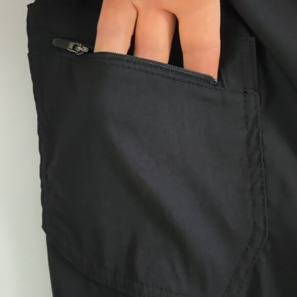 NWT Sierra Designs Women's Black Capri Tapered Active Pant Stretch Size 6 - Picture 6 of 15